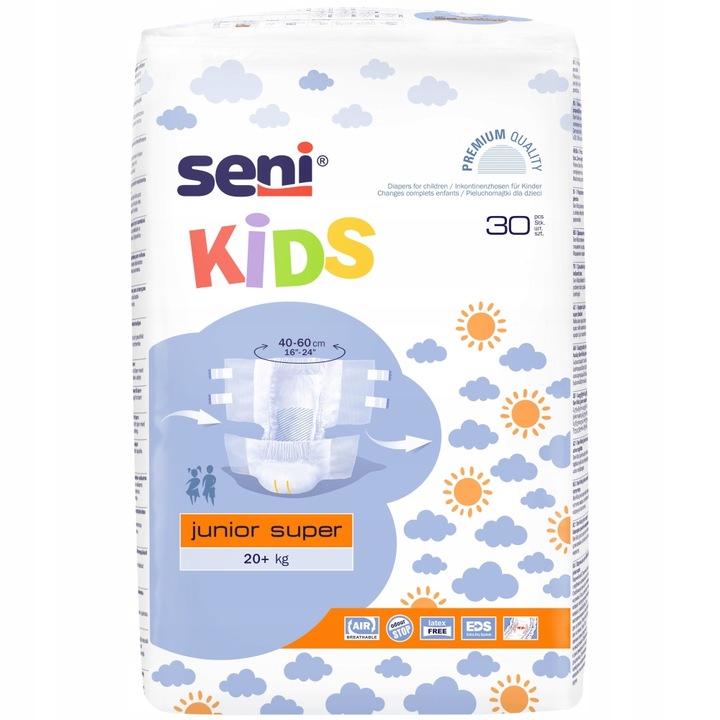 Підгузки для дітей SENI KIDS junior super.(30 шт.)